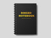 Ringed Notebook Mockup Template Psd