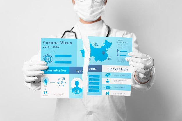 Ripped Coronavirus Mock-Up Psd