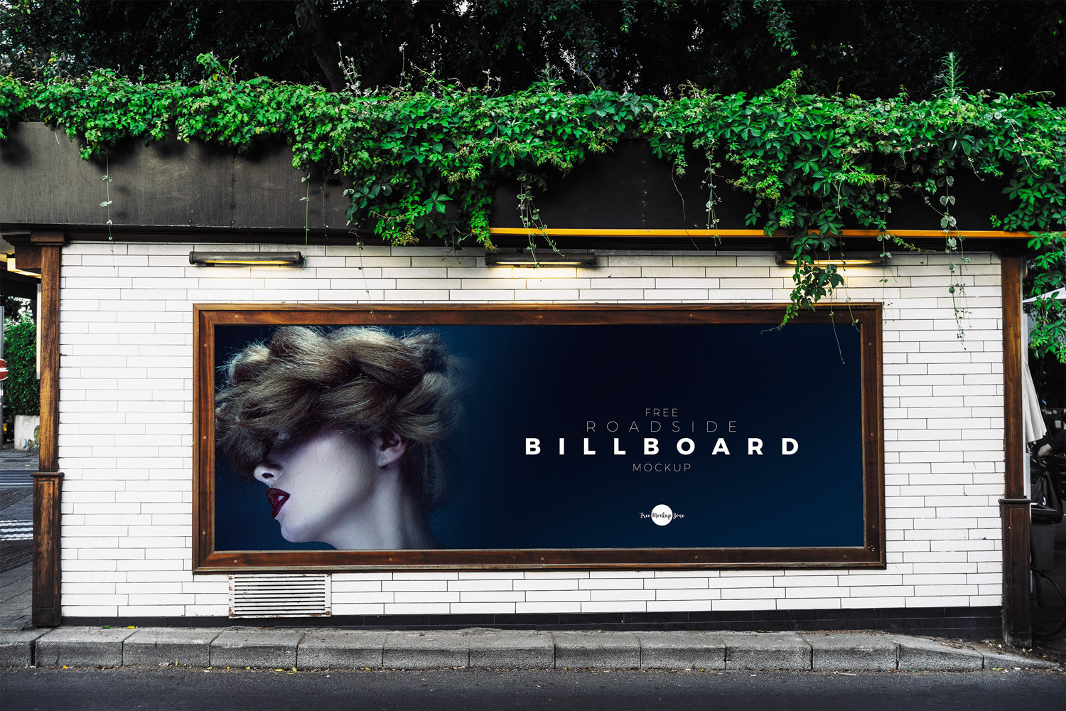 Roadside Advertisement Billboard Mockup Psd 2018