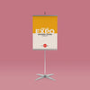 Roll Up Expo Banner Stand Mockup