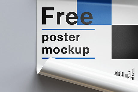 Rolled Poster Mockup