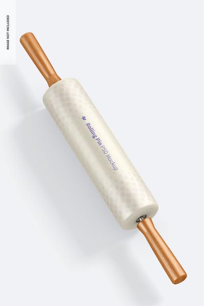 Rolling Pin Mockup Psd