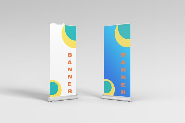 Rollup Banner Mockup Psd
