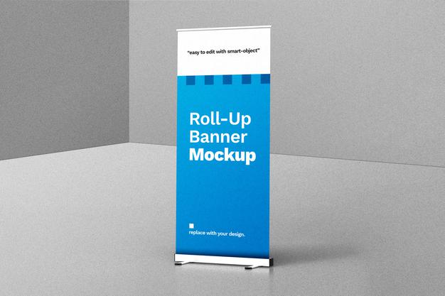 Rollup Banner Mockup Psd