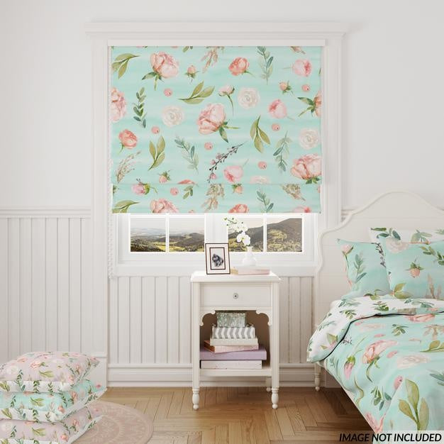 Roman Blind And Bedding Psd