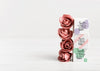 Roses And Colorful Blocks With Copy Space Psd