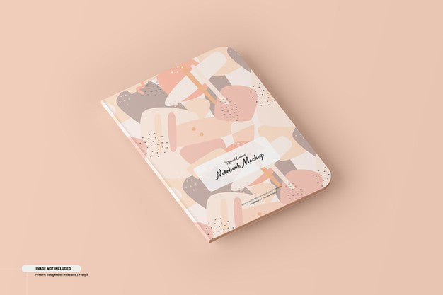 Round Corner Notebook Mockup Psd