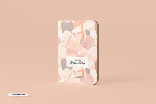 Round Corner Notebook Mockup Psd