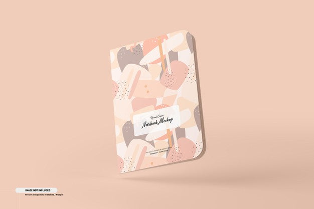 Round Corner Notebook Mockup Psd