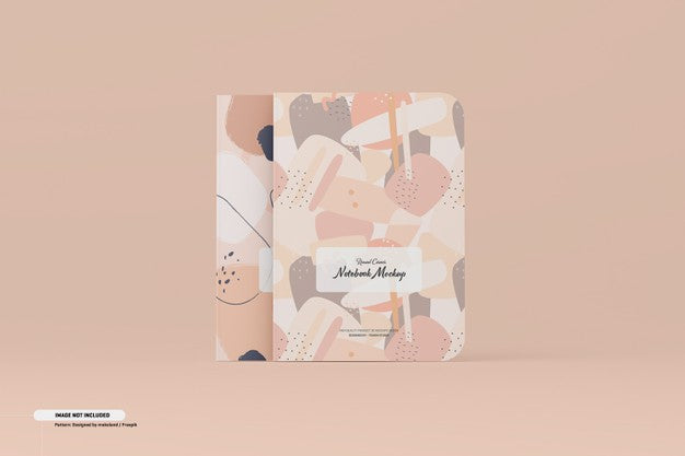 Round Corner Notebook Mockup Psd
