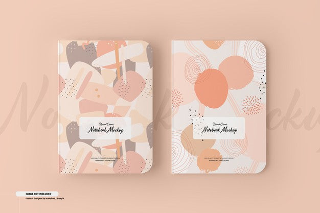 Round Corner Notebook Mockup Psd