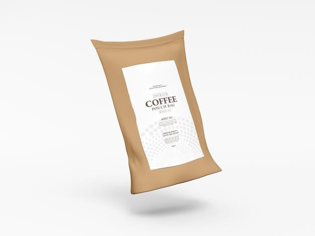 Round Corner Paper Label Hang Tag Mockup Psd