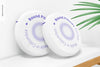 Round Pillows Mockup, Perspective Psd