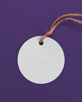 Round Product Tag Mockup Psd