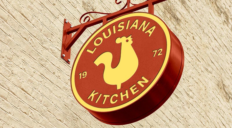 Round Signage Board Mockup Psd