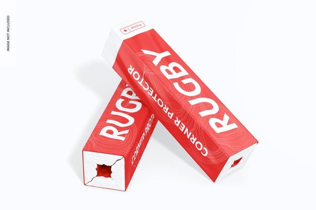 Rugby Corner Protectors Mockup Psd