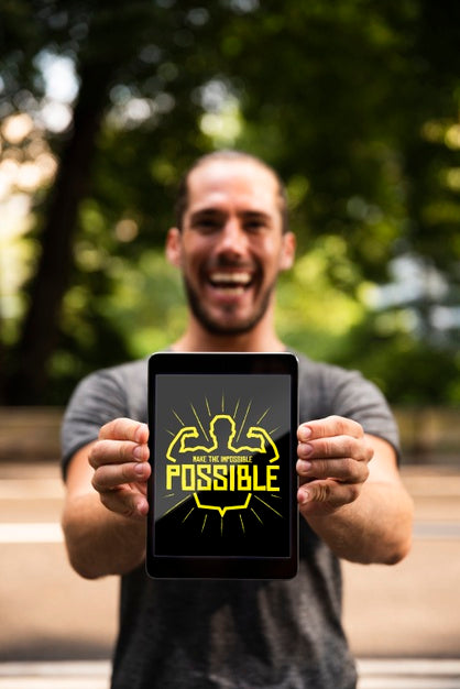 Runner Concept With Mock-Up Psd