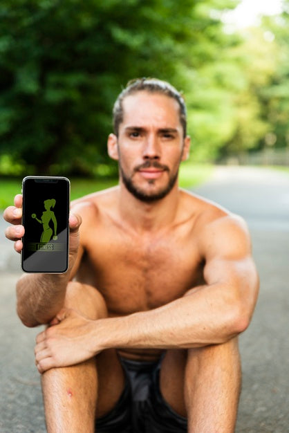 Runner Concept With Mock-Up Psd