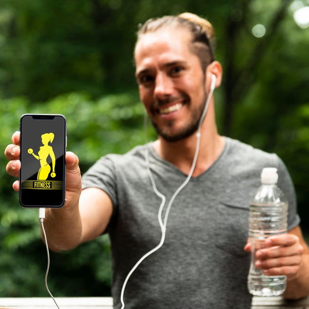 Runner Concept With Mock-Up Psd