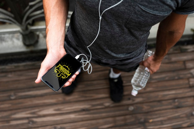 Runner Concept With Mock-Up Psd