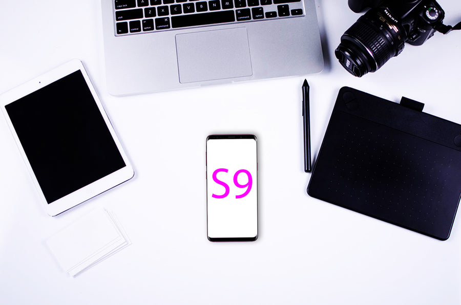 Samsung S9 Realistic Mockup