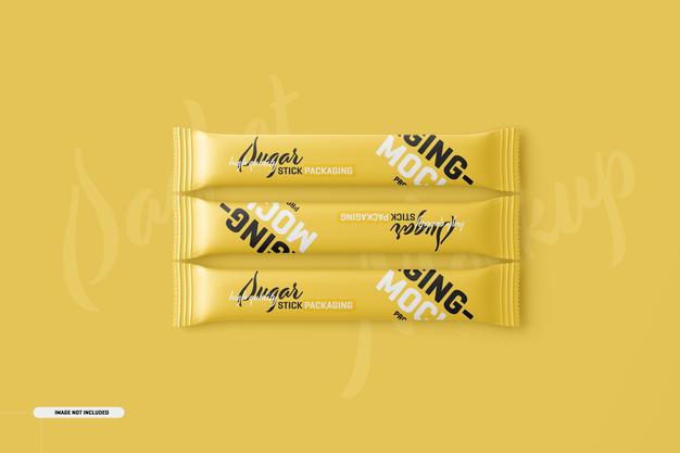 Sachet Stick Packaging Mockup Psd