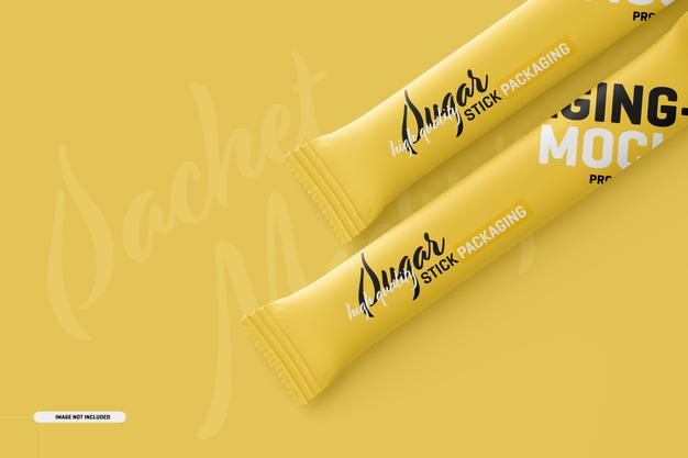 Sachet Stick Packaging Mockup Psd
