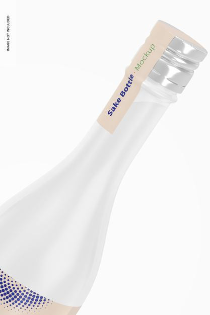 Sake Bottle Mockup Psd