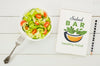 Salad Bar Menu With Salad Dish Psd