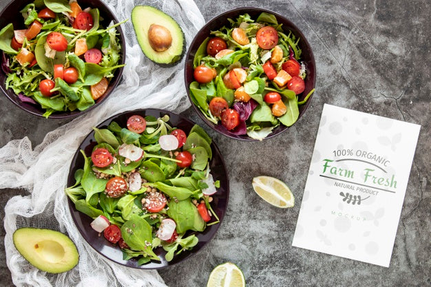 Salad For Lunch At Work Psd