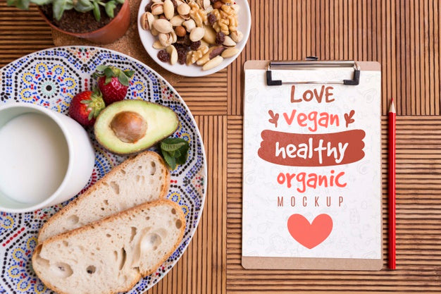 Salads And Healthy Food Psd