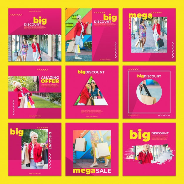 Sale Card Mockup Collectio Psd