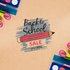 Sale For School Supplies Special Offer Psd