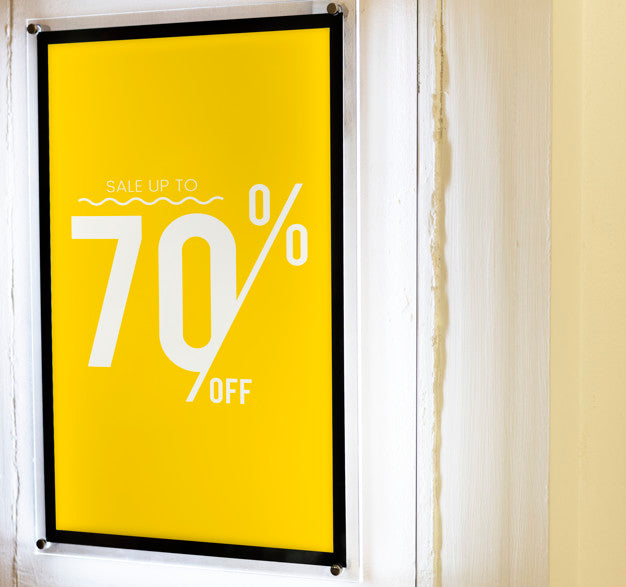 Sale Up To 70% Off Poster Mockup Psd