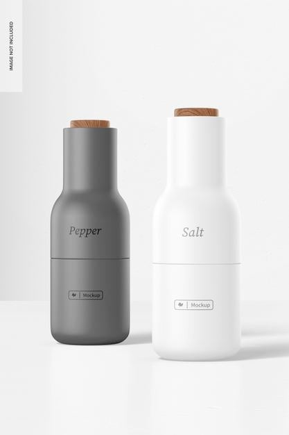 Salt And Pepper Grinder Mockup Psd