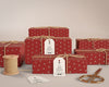 Same Sized Gifts Wrapped With Tags On Psd