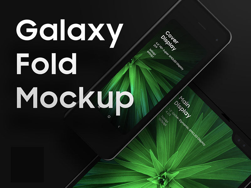 Samsung Galaxy Fold Mockups