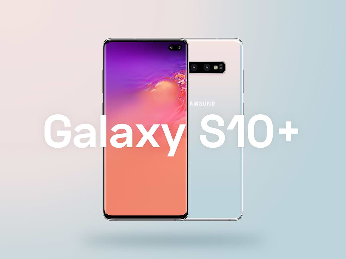 Samsung Galaxy S10 & S10+ Mockups