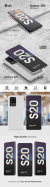 Samsung Galaxy S20 Device Mockup