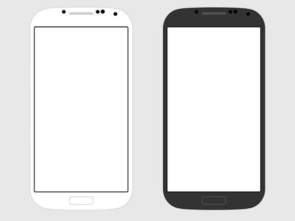 Samsung Galaxy S4 Mockups