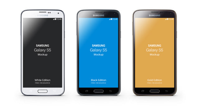 Samsung Galaxy S5 Psd Mockup