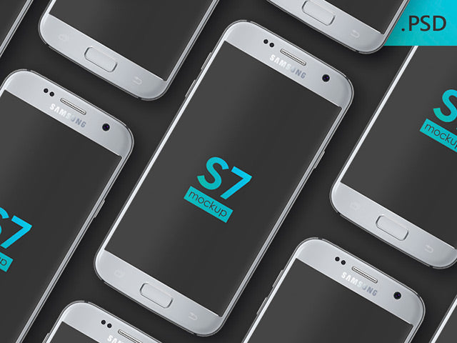 Samsung Galaxy S7 Psd Mockup