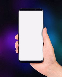 Samsung Galaxy S8 In Hand Mockup