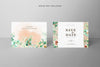 Save The Date Card Mockup Psd