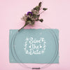 Save The Date Mock-Up And Dried Flowers Psd