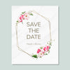 Save The Date Wedding Invitation Mockup Card Psd