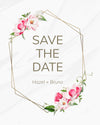 Save The Date Wedding Invitation Mockup Card Psd
