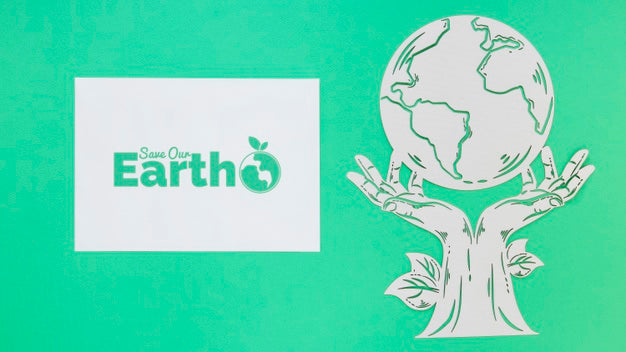 Save The Earth Mock-Up Psd