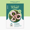 Save The Planet Concept Mock-Up Psd
