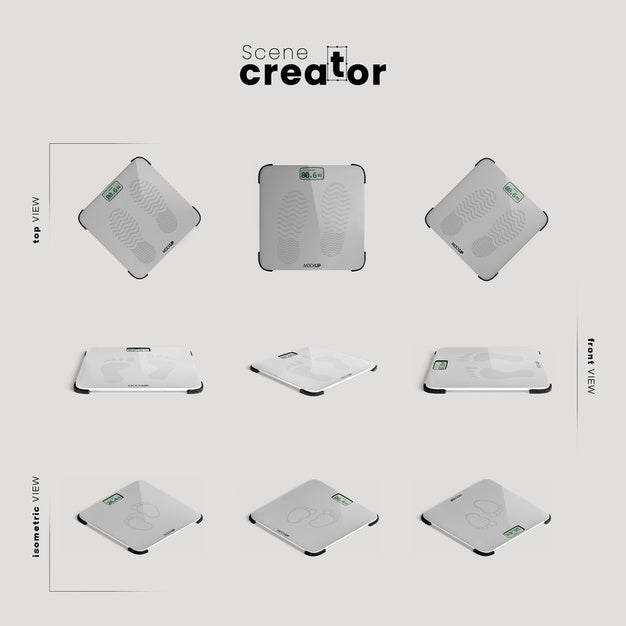 Scale For Body Weight Mock-Up Psd